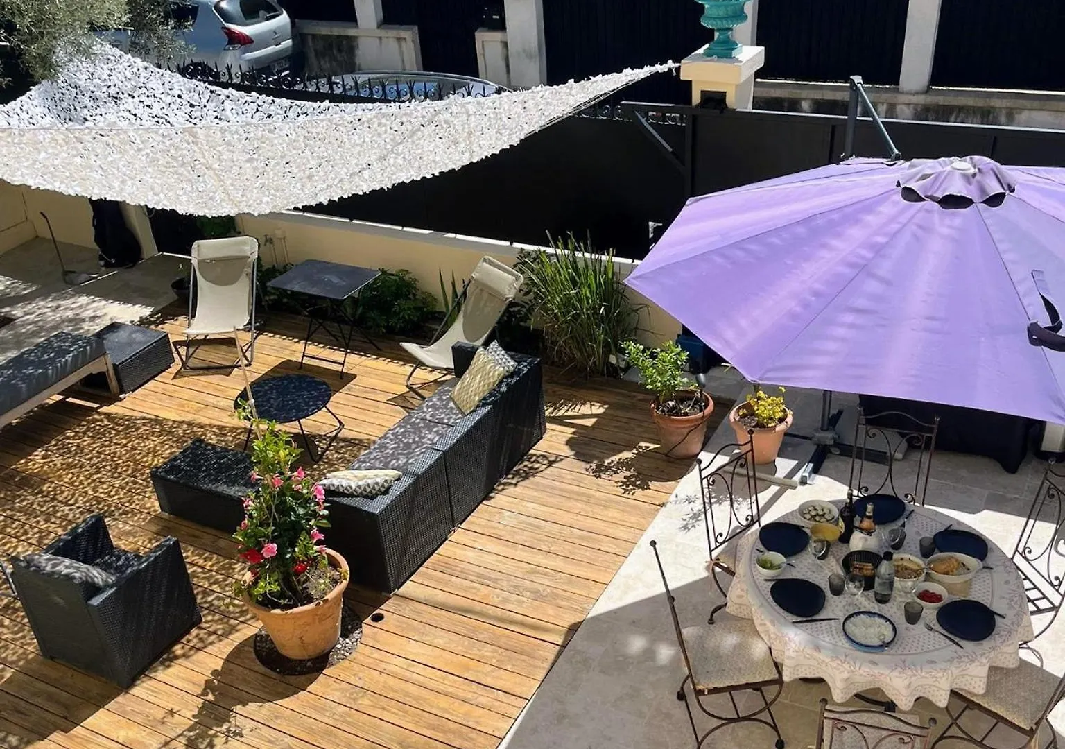 Grand Rez De Jardin Terrasse Calme Centre-Ground Floor Quiet Garden Terrace Near Center Of 尼斯 0*,